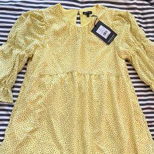 NWT Yellow Babydoll!